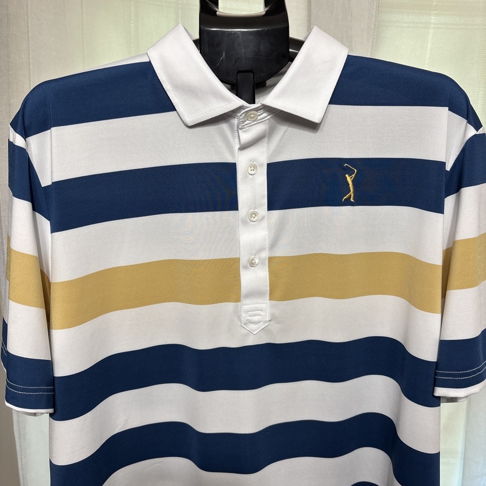 THE PLAYERS X SSC BIG STRIPE SPORT POLO‎ Sugarloaf XL